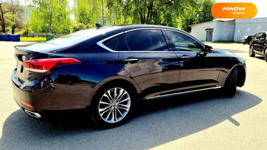 Hyundai Genesis, 2015, Бензин, 3.78 л., 96 тис. км, Седан, Чорний, Київ 23141 фото