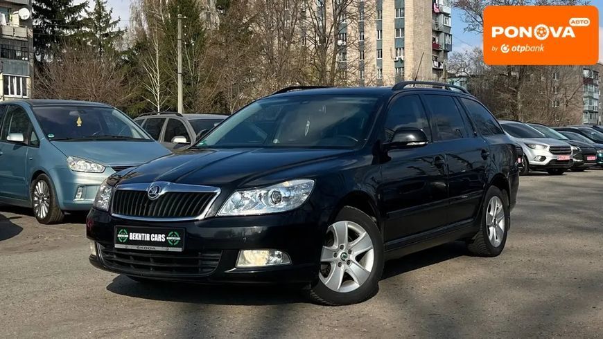 Skoda Octavia, 2010 р., Бензин, 211 тис. км, Універсал, Чорний, Полтава AT-10413562 фото