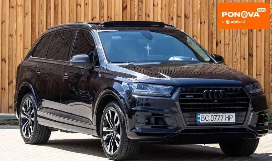 Audi Q7, 2017 р., Бензин, 198 тис. км, Позашляховик / Кросовер, Чорний, Львів AT-10418276 фото