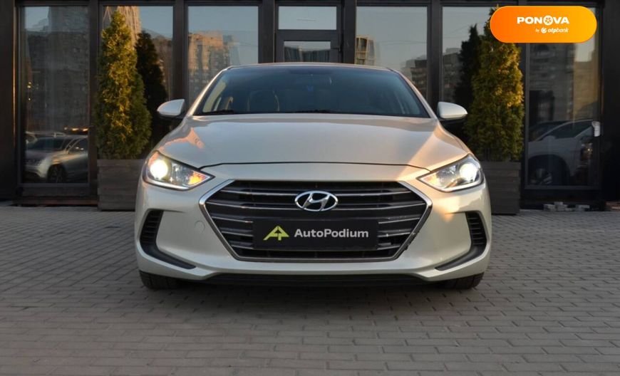 Hyundai Elantra, 2016, Бензин, 2 л., 141 тис. км, Седан, Бежевий, Київ 102376 фото