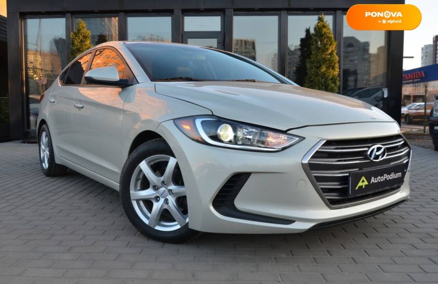 Hyundai Elantra, 2016, Бензин, 2 л., 141 тис. км, Седан, Бежевий, Київ 102376 фото