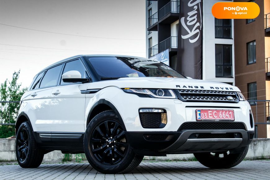 Land Rover Range Rover Evoque, 2016, Дизель, 2 л., 62 тис. км, Позашляховик / Кросовер, Білий, Львів 103547 фото