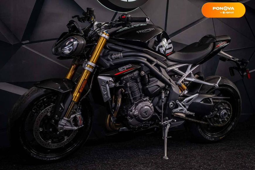 Triumph Speed Triple, 2021, Бензин, 1200 см³, 3 тис. км, Мотоцикл Без обтікачів (Naked bike), Чорний, Київ moto-37625 фото