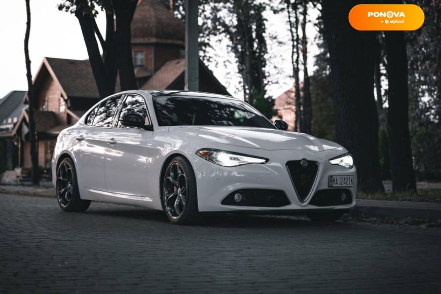 Alfa Romeo Giulia, 2017, Бензин, 2 л., 63 тыс. км, Седан, Белый, Львов Cars-Pr-57080 фото