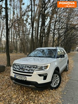 Ford Explorer, 2018, Бензин, 3.5 л., 103 тис. км, Позашляховик / Кросовер, Білий, Івано-Франківськ Cars-Pr-276609 фото