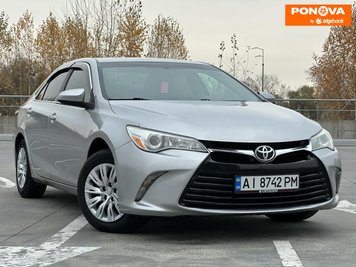 Toyota Camry, 2015, Газ пропан-бутан / Бензин, 2.5 л., 218 тис. км, Седан, Сірий, Київ 280308 фото