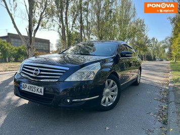 Nissan Teana, 2008, Газ пропан-бутан / Бензин, 3.5 л., 186 тис. км, Седан, Чорний, Запоріжжя Cars-Pr-262788 фото