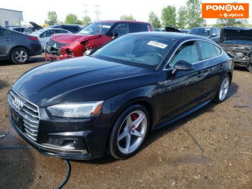 Audi A5 Sportback, 2018, Бензин, 2 л., 74 тис. км, Ліфтбек, Чорний, Львів Cars-EU-US-KR-254119 фото