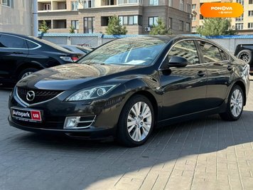 Mazda 6, 2009, Бензин, 2 л., 215 тис. км, Седан, Чорний, Одеса 107722 фото