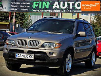 BMW X5, 2004 г., Газ пропан-бутан / Бензин, 319 тыс. км, Внедорожник / Кроссовер, Серый, Черкассы AT-10418330 фото