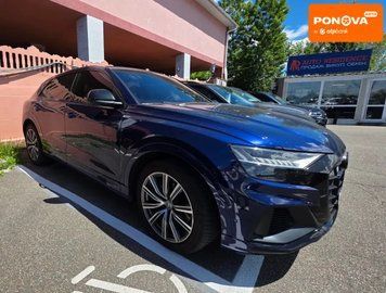 Audi Q8, 2019 р., Дизель, 210 тис. км, Позашляховик / Кросовер, Синій, Софіївська Борщагівка AT-10419547 фото