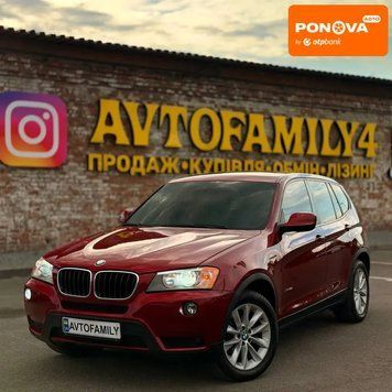 BMW X3, 2012 р., Бензин, 210 тис. км, Позашляховик / Кросовер, Червоний, Дніпро (Дніпропетровськ) AT-10424722 фото