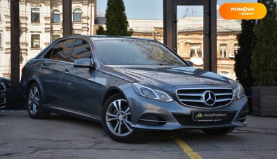 Mercedes-Benz E-Class, 2015, Бензин, 2 л., 100 тис. км, Седан, Сірий, Київ 34533 фото