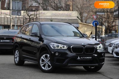 BMW X1, 2018, Дизель, 2 л., 154 тис. км, Позашляховик / Кросовер, Чорний, Київ 16037 фото