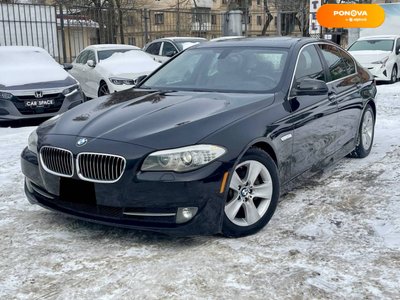 BMW 5 Series, 2013, Бензин, 2 л., 221 тис. км, Седан, Чорний, Одеса 10874 фото
