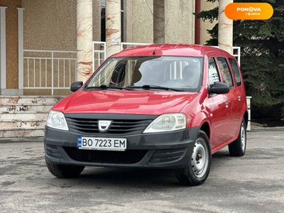 Dacia Logan, 2009, Бензин, 1.39 л., 200 тис. км, Седан, Червоний, Тернопіль 23413 фото