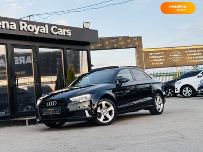 Audi A3, 2017, Бензин, 1.98 л., 120 тыс. км, Седан, Чорный, Харьков 32482 фото