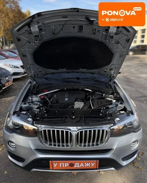 BMW X3, 2017 р., Бензин, 186 тис. км, Позашляховик / Кросовер, Сірий, Дніпро (Дніпропетровськ) AT-10404170 фото