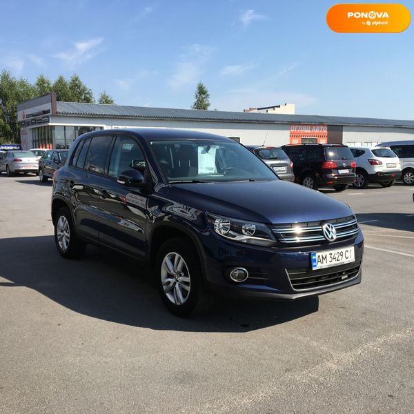 Volkswagen Tiguan, 2012, Бензин, 2 л., 177 тис. км, Позашляховик / Кросовер, Синій, Житомир 109436 фото