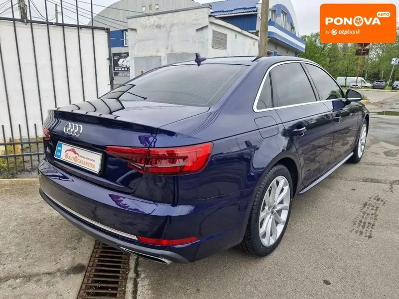 Audi A4, 2019 р., Бензин, 70 тис. км, Седан, Синій, Миколаїв AT-10417442 фото
