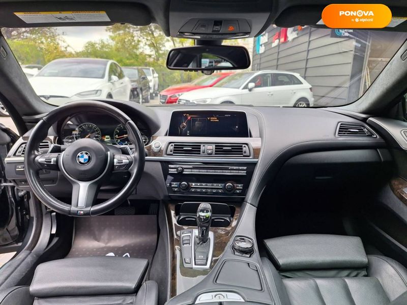BMW 6 Series, 2015, Бензин, 2.98 л., 115 тыс. км, Купе, Чорный, Одесса 46477 фото