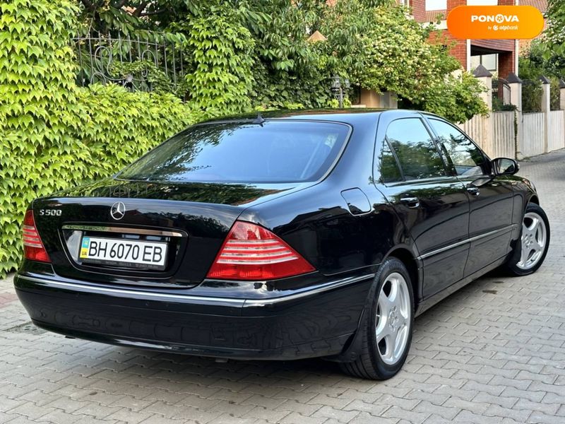 Mercedes-Benz S-Class, 2002, Газ пропан-бутан / Бензин, 221 тыс. км, Седан, Чорный, Одесса Cars-Pr-66503 фото