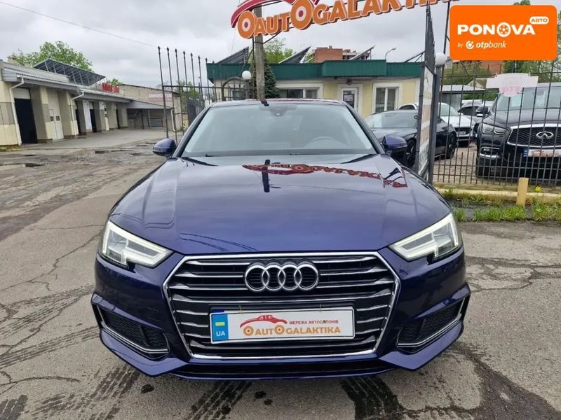 Audi A4, 2019 р., Бензин, 70 тис. км, Седан, Синій, Миколаїв AT-10417442 фото