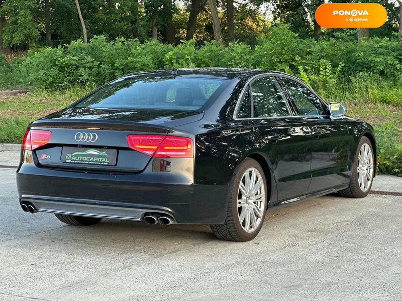 Audi S8, 2013, Бензин, 3.99 л., 147 тис. км, Седан, Чорний, Київ 115713 фото