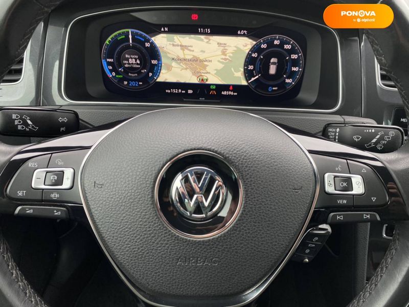 Volkswagen e-Golf, 2020, Електро, 48 тис. км, Хетчбек, Чорний, Львів 44126 фото