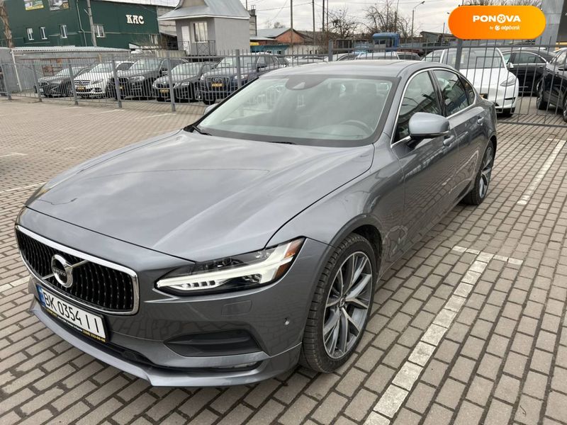 Volvo S90, 2017, Бензин, 1.97 л., 132 тыс. км, Седан, Серый, Ровно Cars-Pr-60972 фото