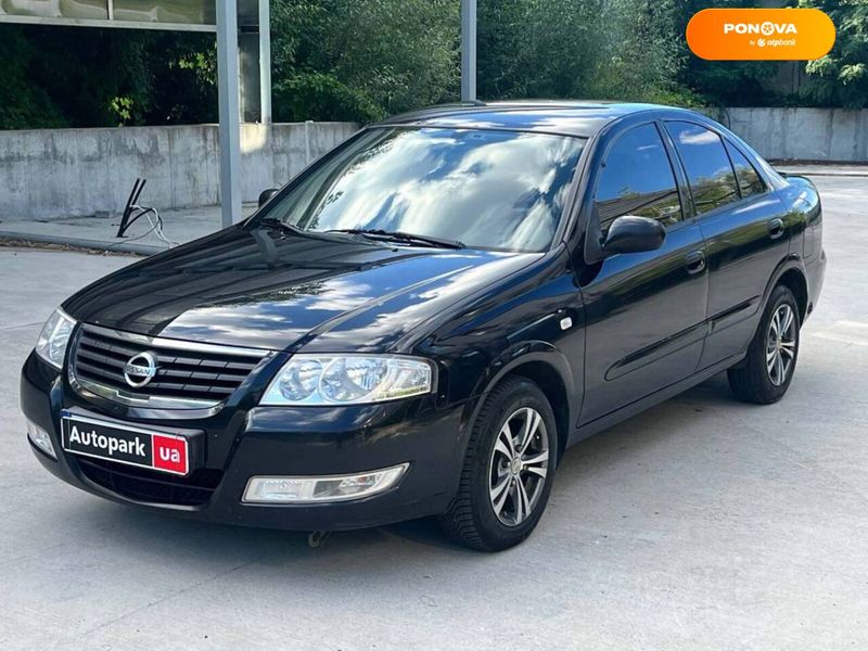 Nissan Almera, 2010, Газ пропан-бутан / Бензин, 1.6 л., 240 тис. км, Седан, Чорний, Київ 101872 фото