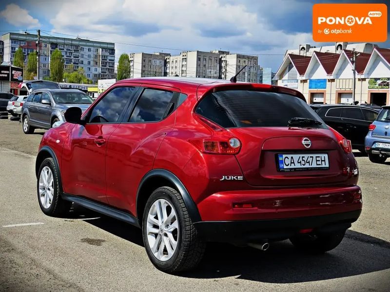Nissan Juke, 2013 г., Газ пропан-бутан / Бензин, 174 тыс. км, Седан, Красный, Черкассы AT-10416328 фото