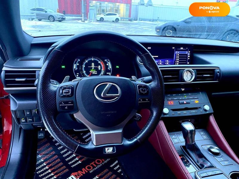 Lexus RC, 2018, Бензин, 2 л., 53 тыс. км, Купе, Красный, Киев 43796 фото