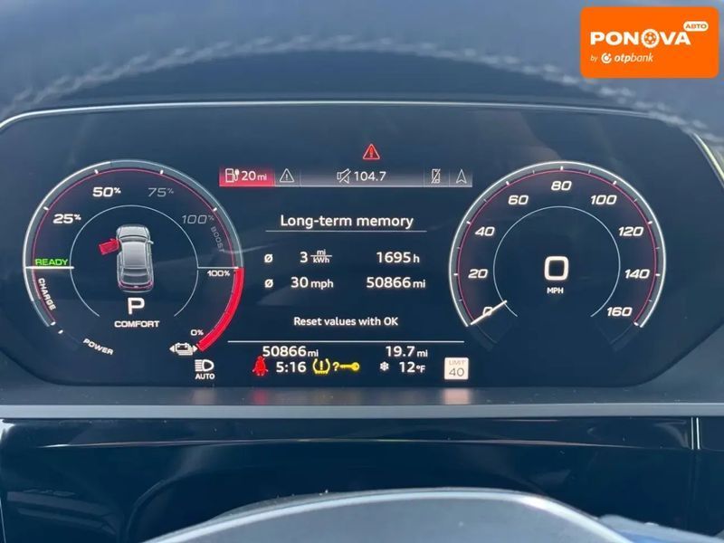 Audi e-tron, 2022 р., Електро, 80 тис. км, Позашляховик / Кросовер, Білий, Київ AT-10410526 фото