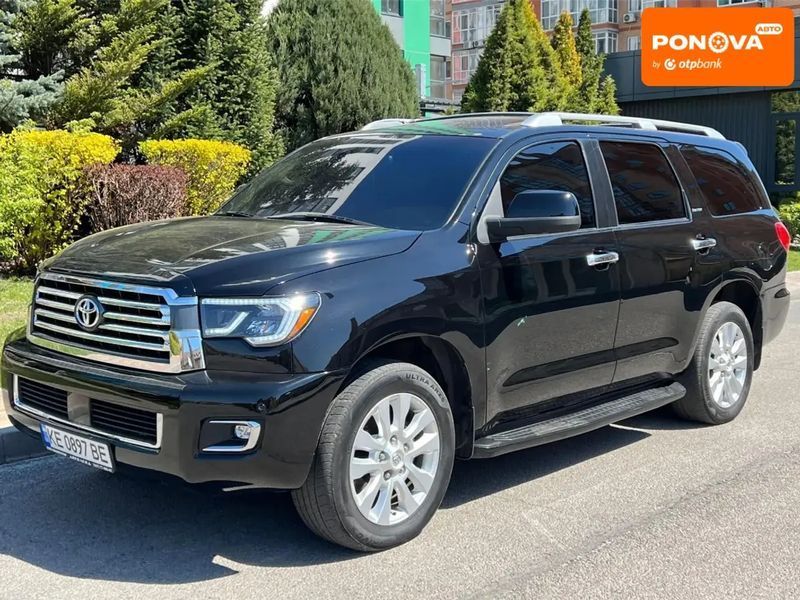 Toyota Sequoia, 2008 р., Газ пропан-бутан / Бензин, 123 тис. км, Позашляховик / Кросовер, Чорний, Дніпро (Дніпропетровськ) AT-10418170 фото