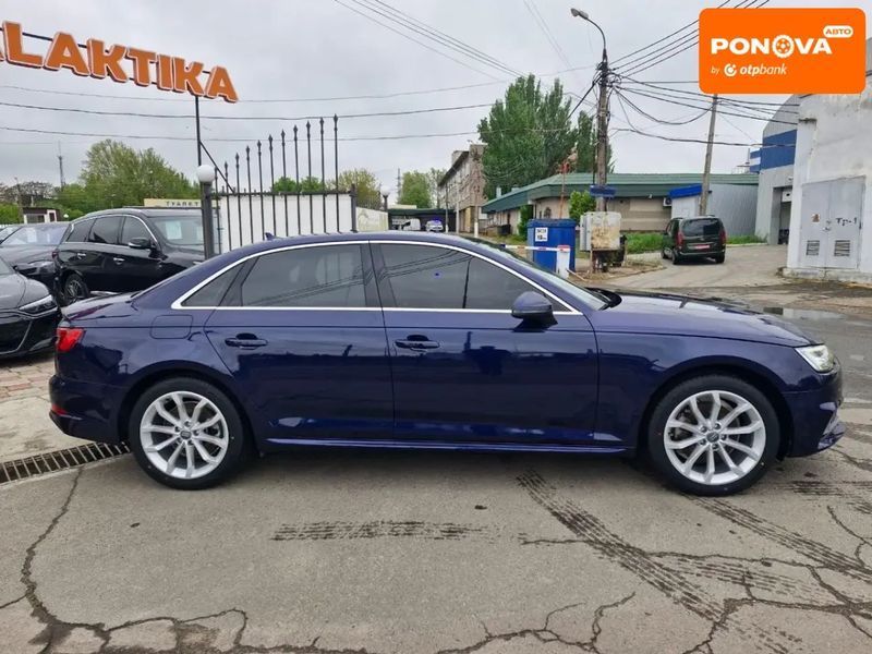 Audi A4, 2019 р., Бензин, 70 тис. км, Седан, Синій, Миколаїв AT-10417442 фото