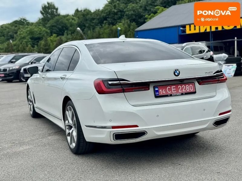 BMW 7 Series, 2021 р., Бензин, 73 тис. км, Седан, Білий, Львів AT-10399851 фото