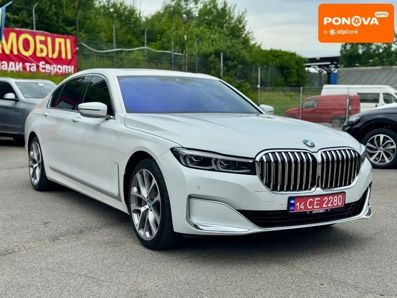 BMW 7 Series, 2021 р., Бензин, 73 тис. км, Седан, Білий, Львів AT-10399851 фото