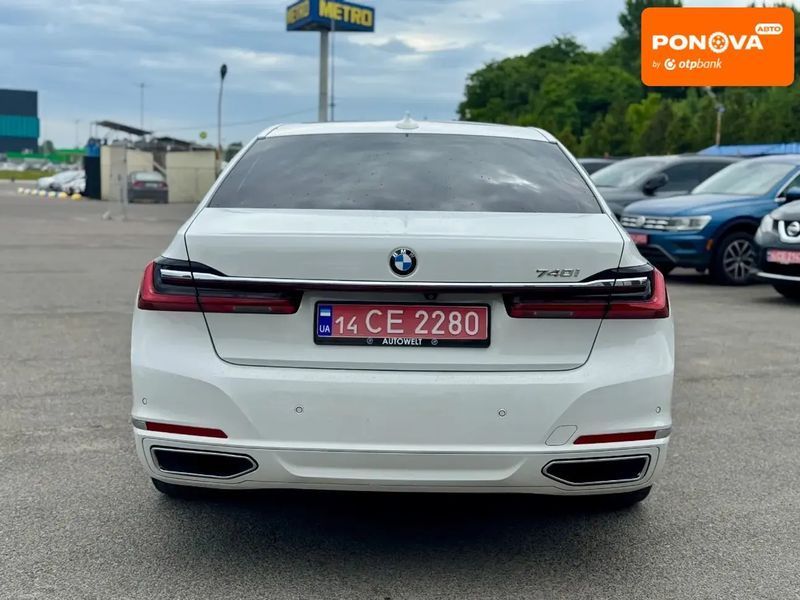 BMW 7 Series, 2021 р., Бензин, 73 тис. км, Седан, Білий, Львів AT-10399851 фото