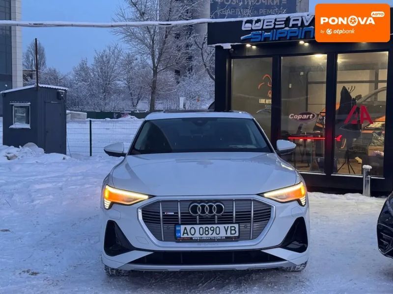 Audi e-tron, 2022 р., Електро, 80 тис. км, Позашляховик / Кросовер, Білий, Київ AT-10410526 фото