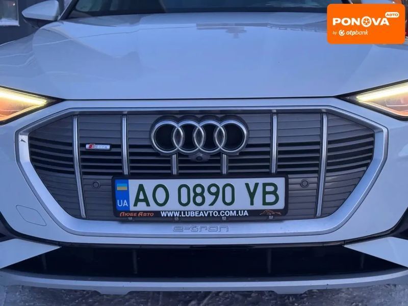 Audi e-tron, 2022 р., Електро, 80 тис. км, Позашляховик / Кросовер, Білий, Київ AT-10410526 фото