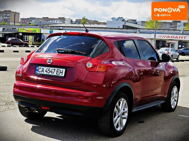 Nissan Juke, 2013 г., Газ пропан-бутан / Бензин, 174 тыс. км, Седан, Красный, Черкассы AT-10416328 фото