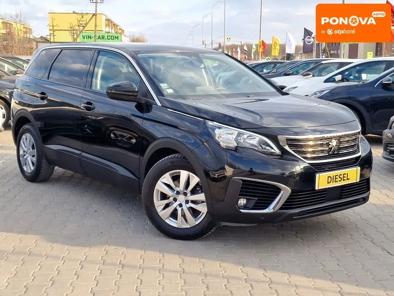 Peugeot 5008, 2019 г., Дизель, 145 тыс. км, Внедорожник / Кроссовер, Чорный, Винница AT-10421897 фото