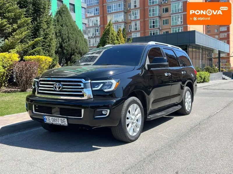 Toyota Sequoia, 2008 р., Газ пропан-бутан / Бензин, 123 тис. км, Позашляховик / Кросовер, Чорний, Дніпро (Дніпропетровськ) AT-10418170 фото
