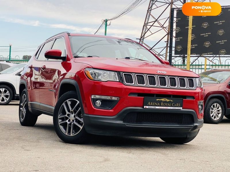 Jeep Compass, 2017, Бензин, 2.36 л., 81 тис. км, Позашляховик / Кросовер, Червоний, Харків 107313 фото