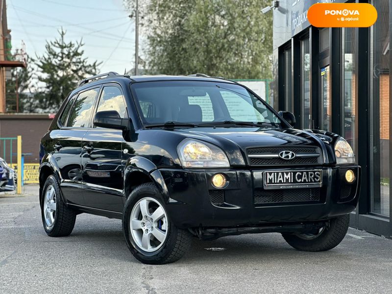 Hyundai Tucson, 2006, Газ пропан-бутан / Бензин, 2 л., 221 тыс. км, Внедорожник / Кроссовер, Чорный, Харьков 111217 фото