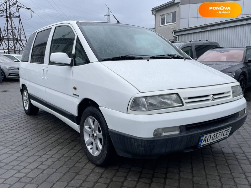 Citroen Evasion, 1998, Дизель, 2.1 л., 230 тыс. км, Минивен, Белый, Мукачево 18770 фото