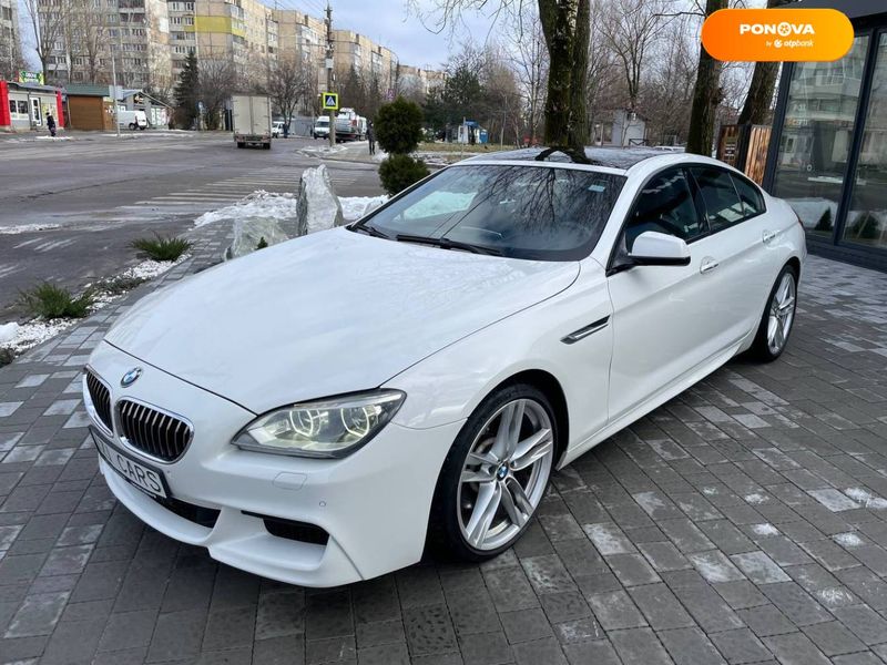 BMW 6 Series Gran Coupe, 2014, Бензин, 2.98 л., 80 тыс. км, Купе, Белый, Львов 45217 фото