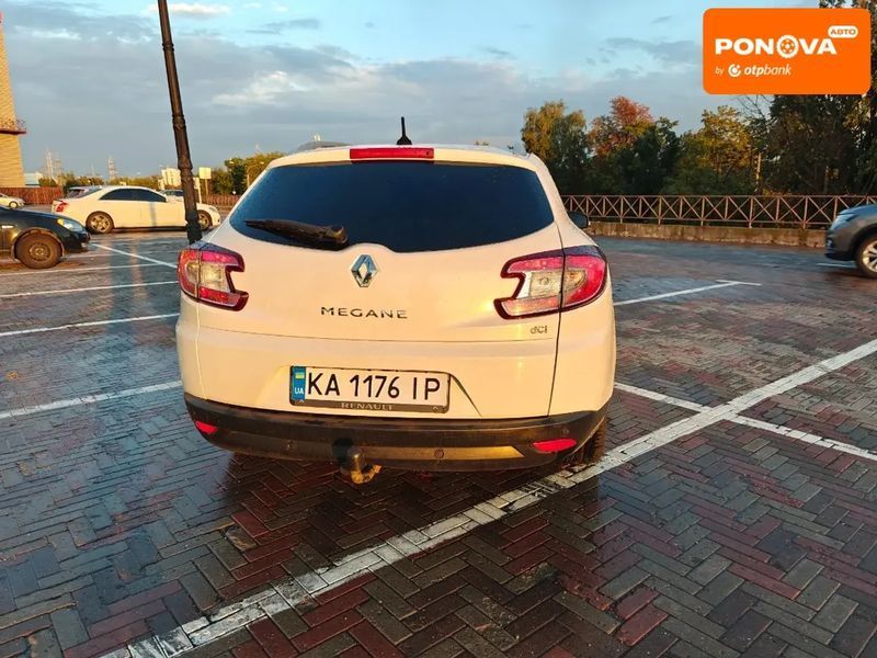 Renault Megane, 2012 р., Дизель, 256 тис. км, Універсал, Білий, Київ AT-10401103 фото