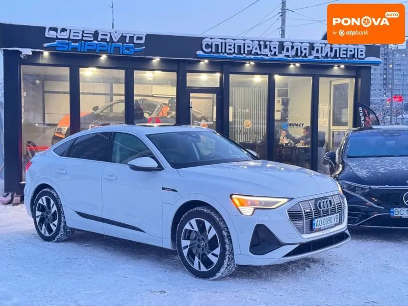 Audi e-tron, 2022 р., Електро, 80 тис. км, Позашляховик / Кросовер, Білий, Київ AT-10410526 фото